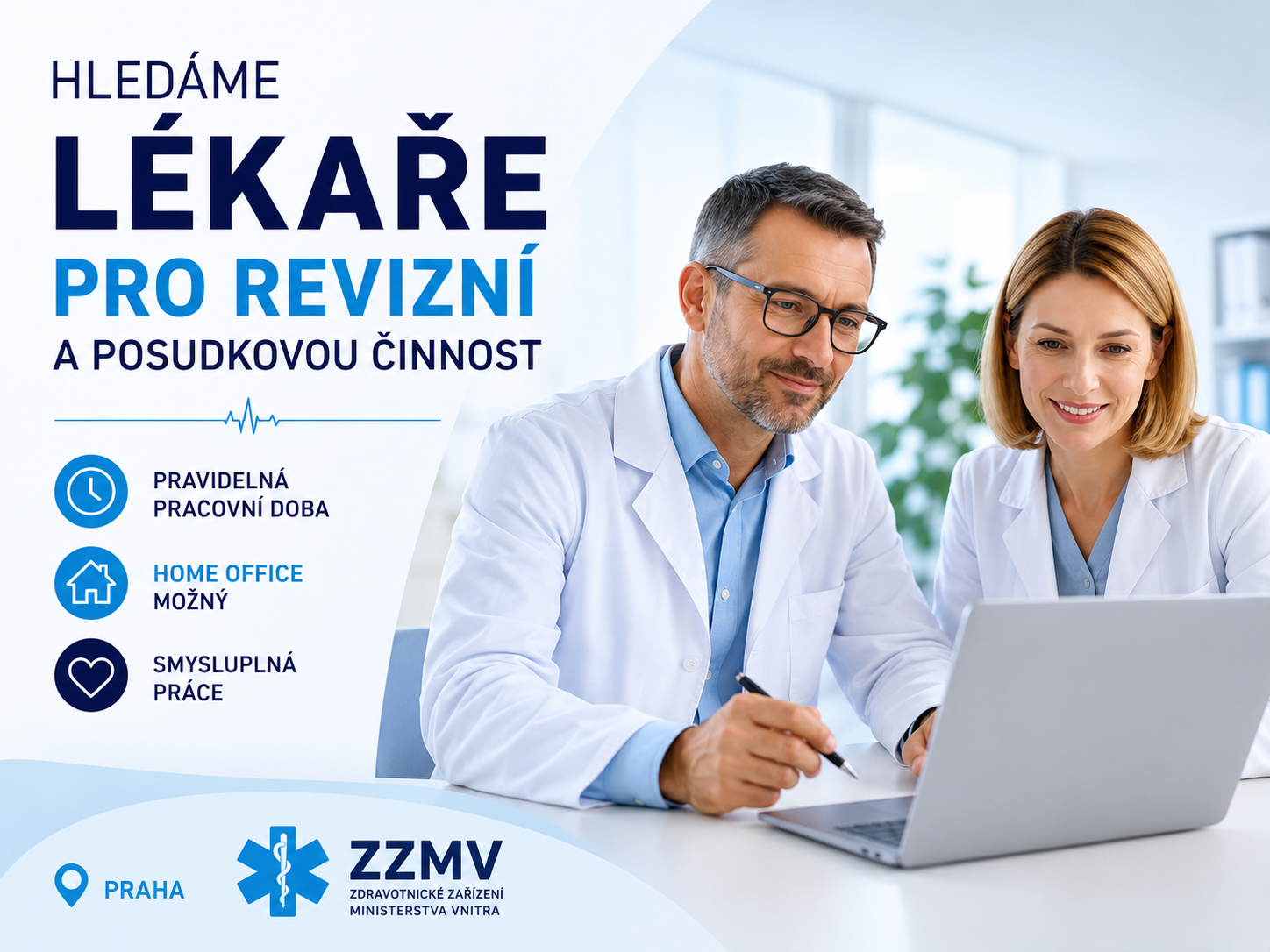 Hledáme - Lékař pro revizní a posudkovou činnost
